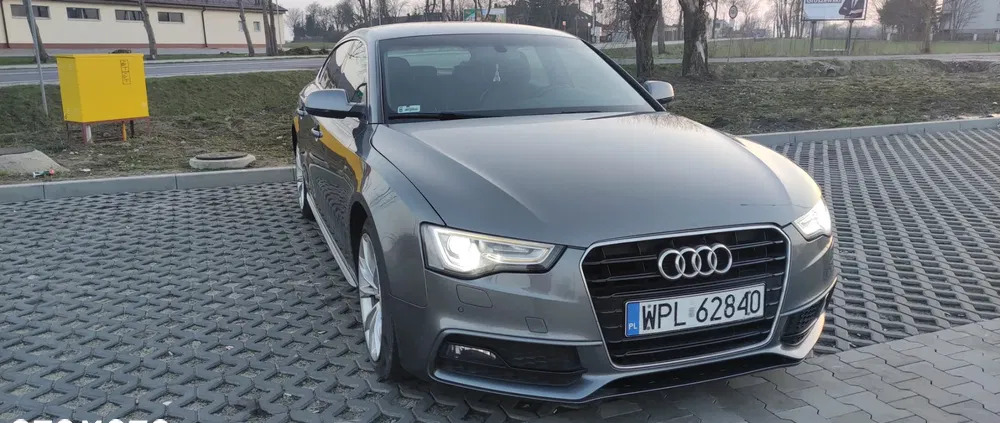 mazowieckie Audi A5 cena 73500 przebieg: 114550, rok produkcji 2015 z Płock